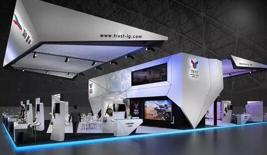 湖北荊州消防救生器材公司展館展廳設計案例